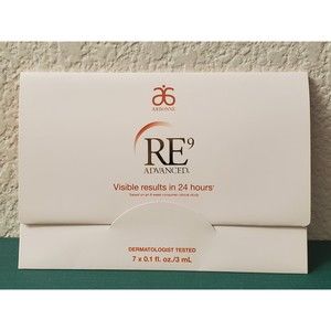 Arbonne RE9 Advanced Skincare Sample Envelope Travel Restorative Repair NOS